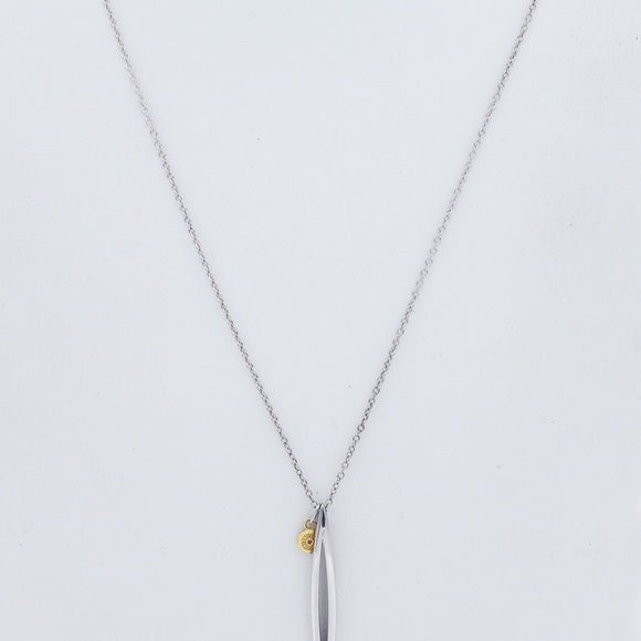 TACORI 925 18K Open Surfboard Pendant Necklace